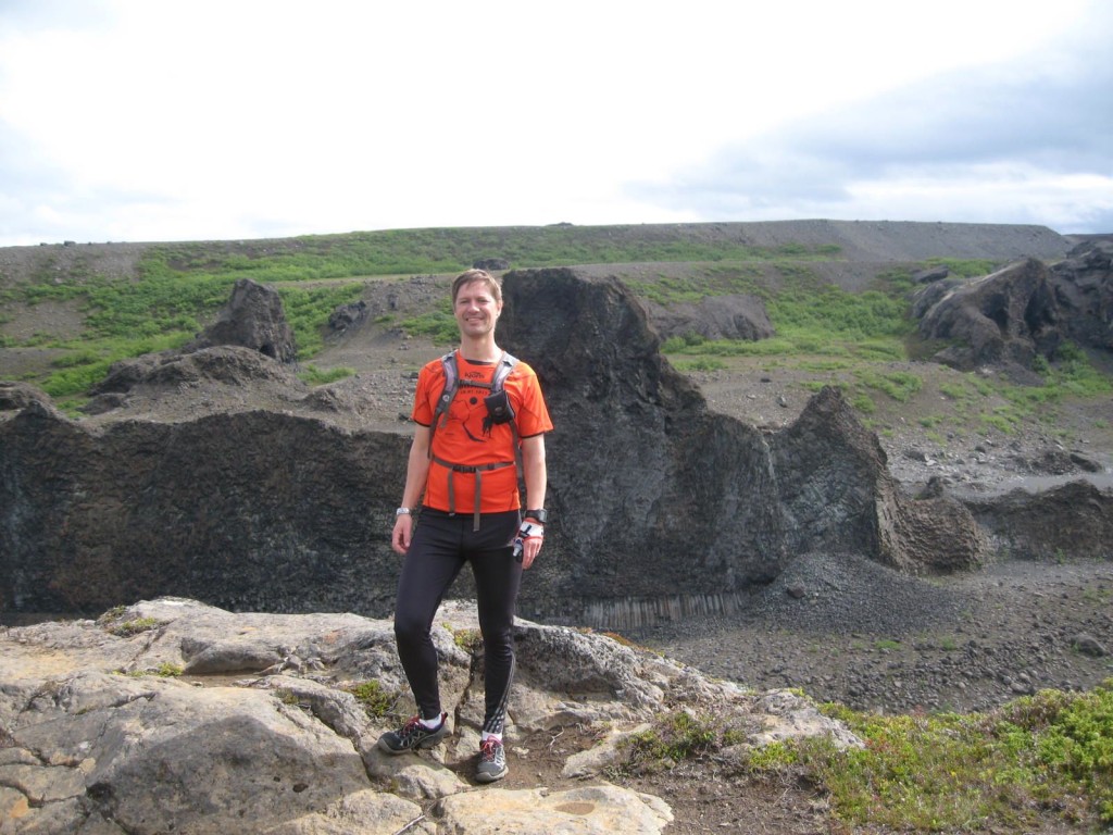 One happy Running Guide doing our three day Dettifoss Trail adventure!